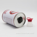 1L Round Motor Oil Tin Can